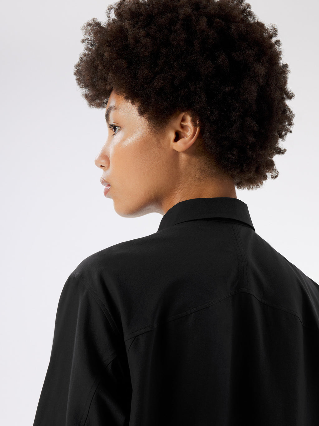 Pixa Shirt LS Women's Black Detail 4