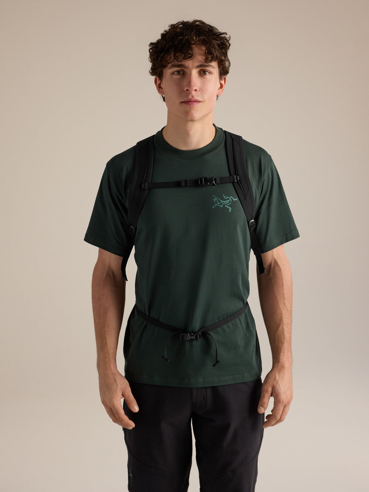Konseal 15 Backpack Dark Jade Back View