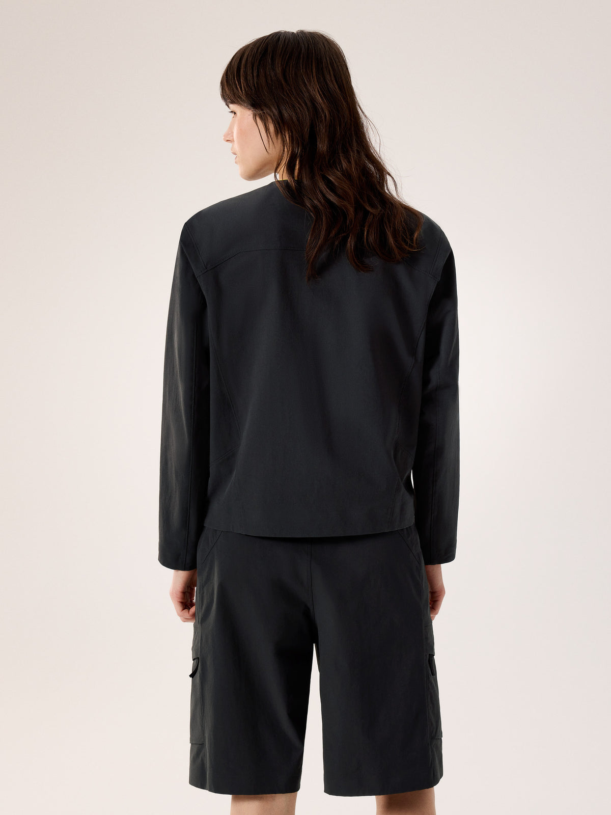 Sonii Utility Jacket Women's Black Back View