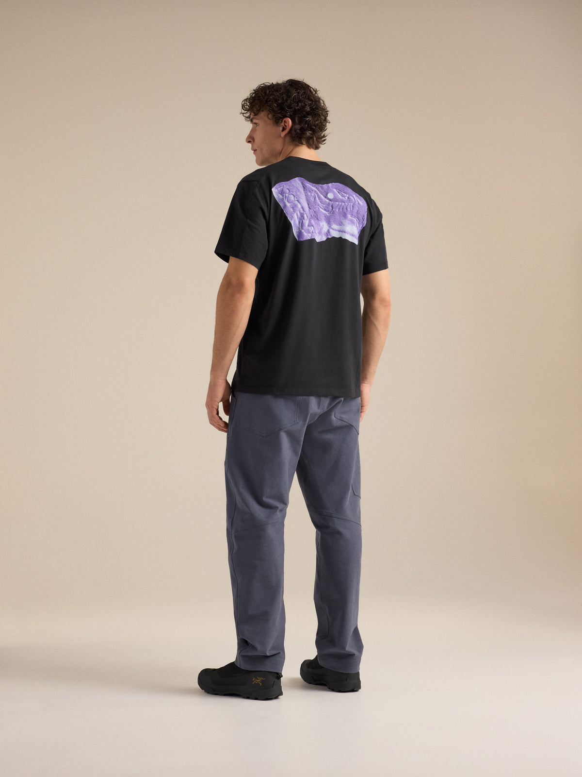 Kragg SL Cotton Jug Shirt SS Black / Violectric Hover