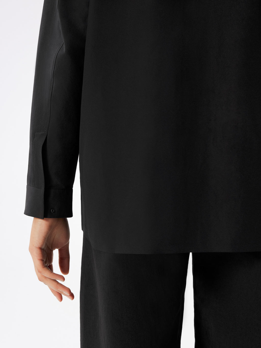 Pixa Shirt LS Women's Black Detail 2