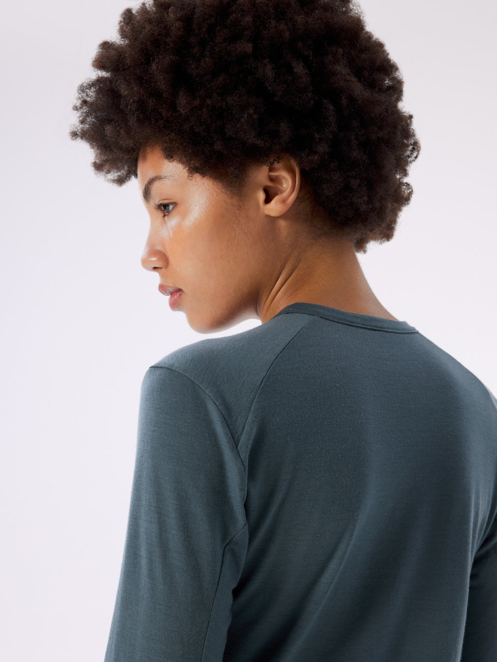 Frame Crew Neck Shirt LS Women's Neptune Hover