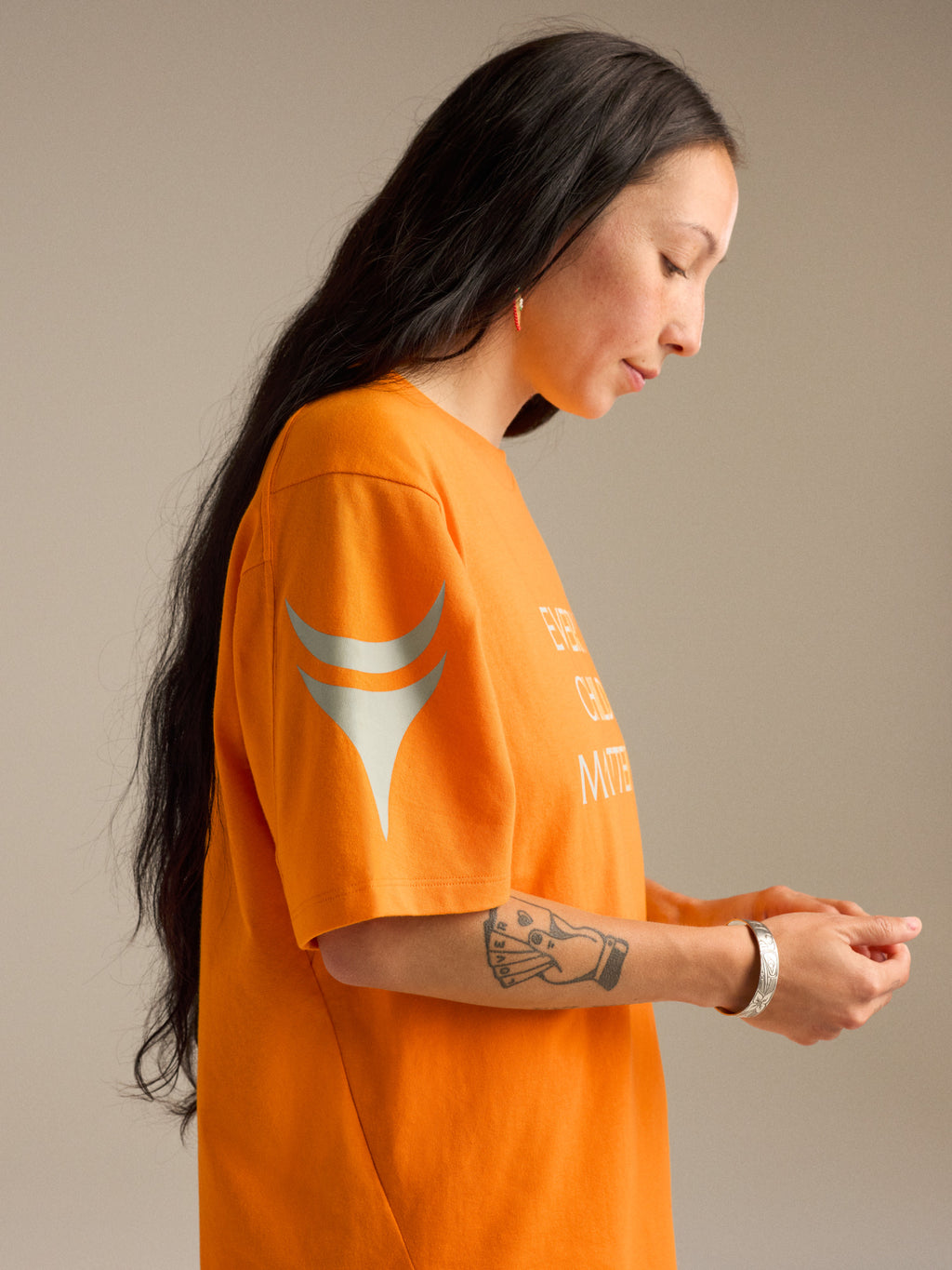 ECM Kragg T-Shirt Walk Gently Blaze Detail 2