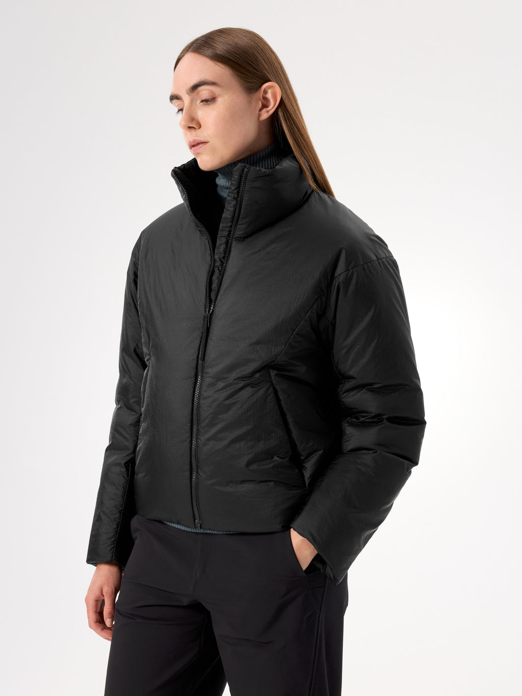 Conduit Down Jacket Women's Black Hover