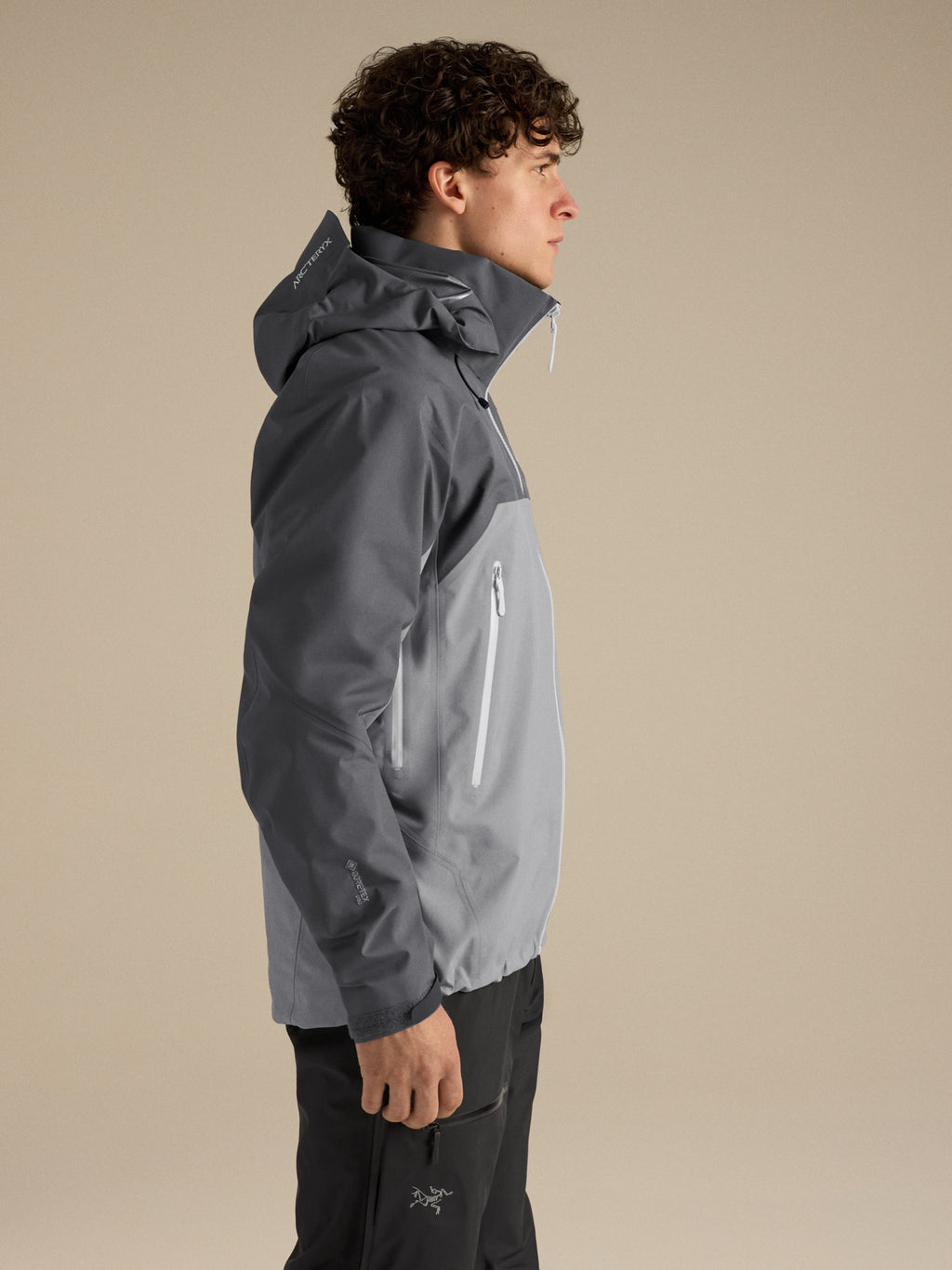 Beta AR Jacket Cloud / Void Side View