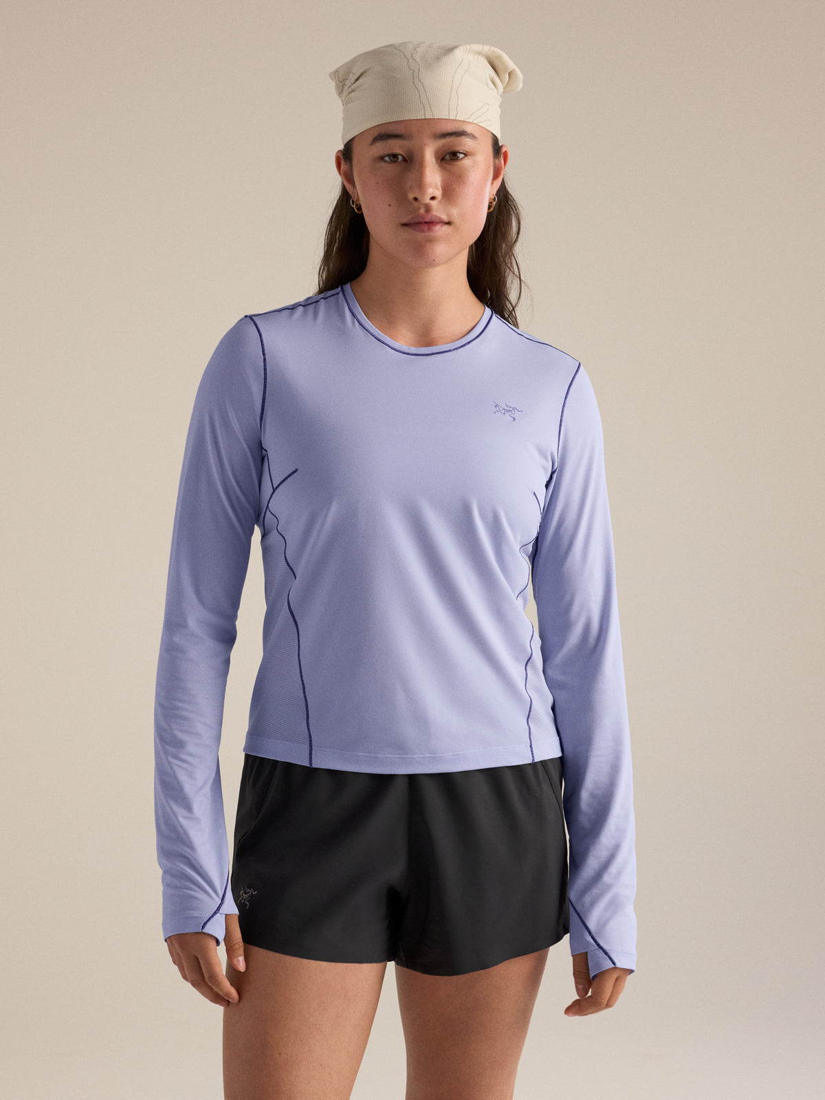Norvan Crew Shirt LS Women's Kasumi / Blurple Front View