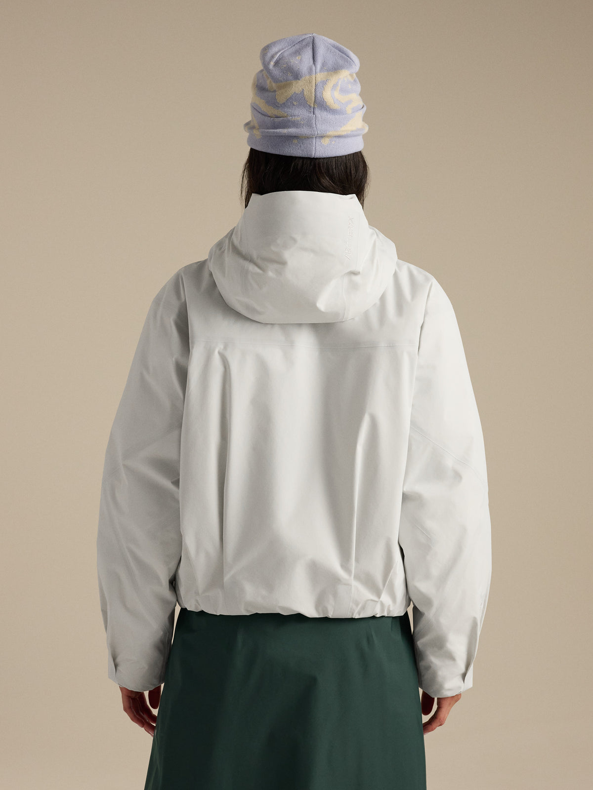 Altira Insulated Cropped Jacket Women's Arctic Silk Back View