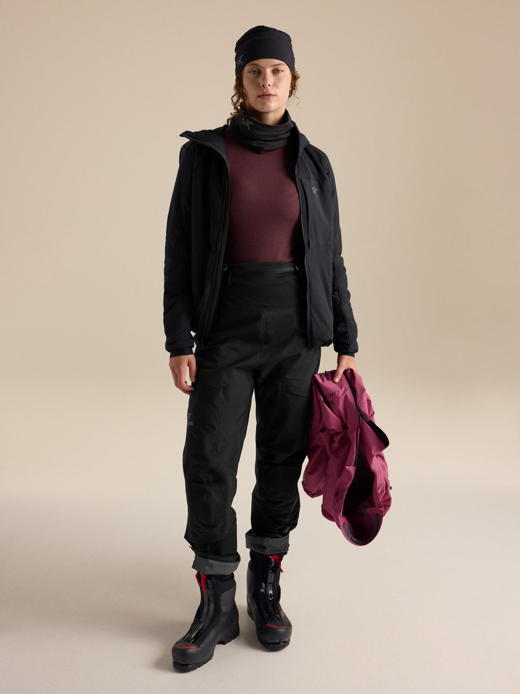 Alpha SV Bib Pant Women's Black Hover