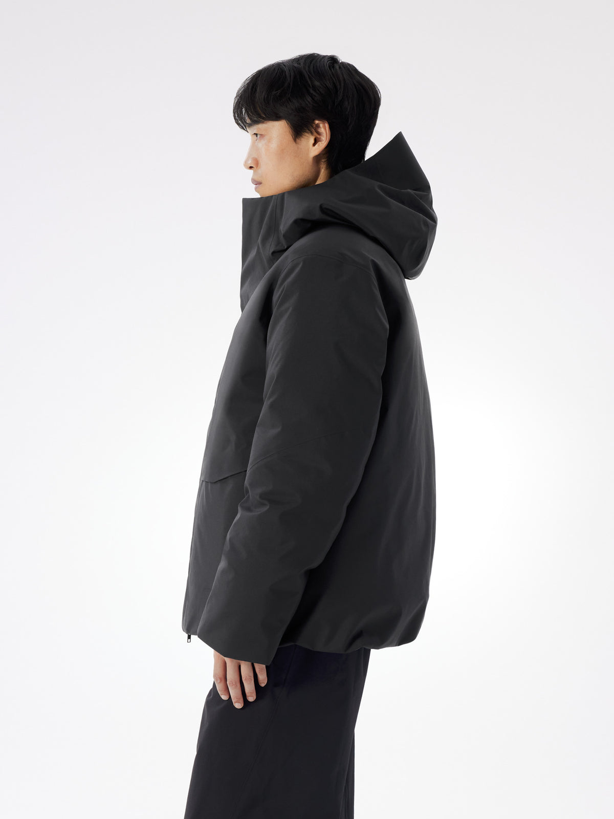 Sorin Down Jacket Black Profile