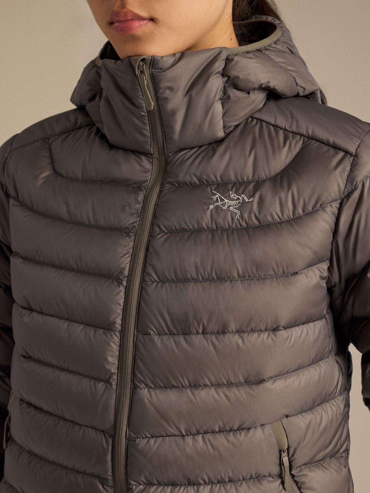 Cerium Hoody Women's Mongoose Fabric Detail