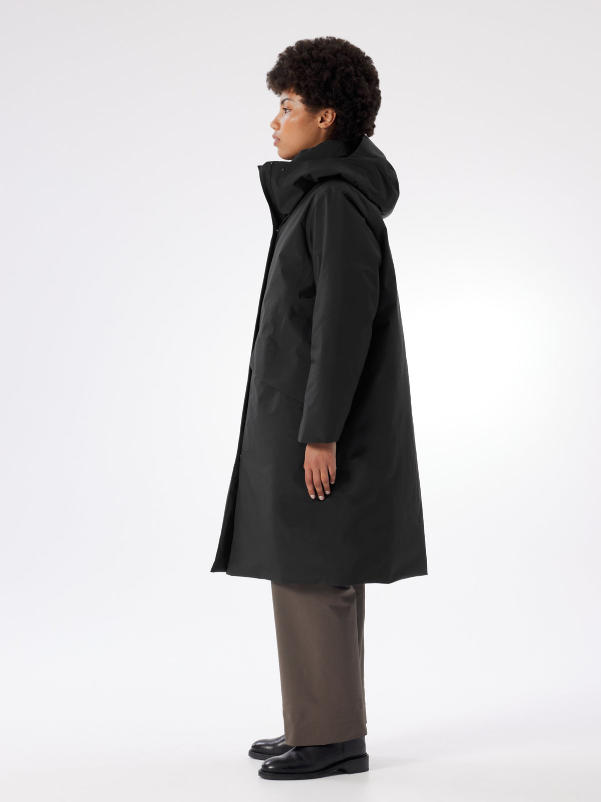 Ifora Down Parka Women's Black Profile