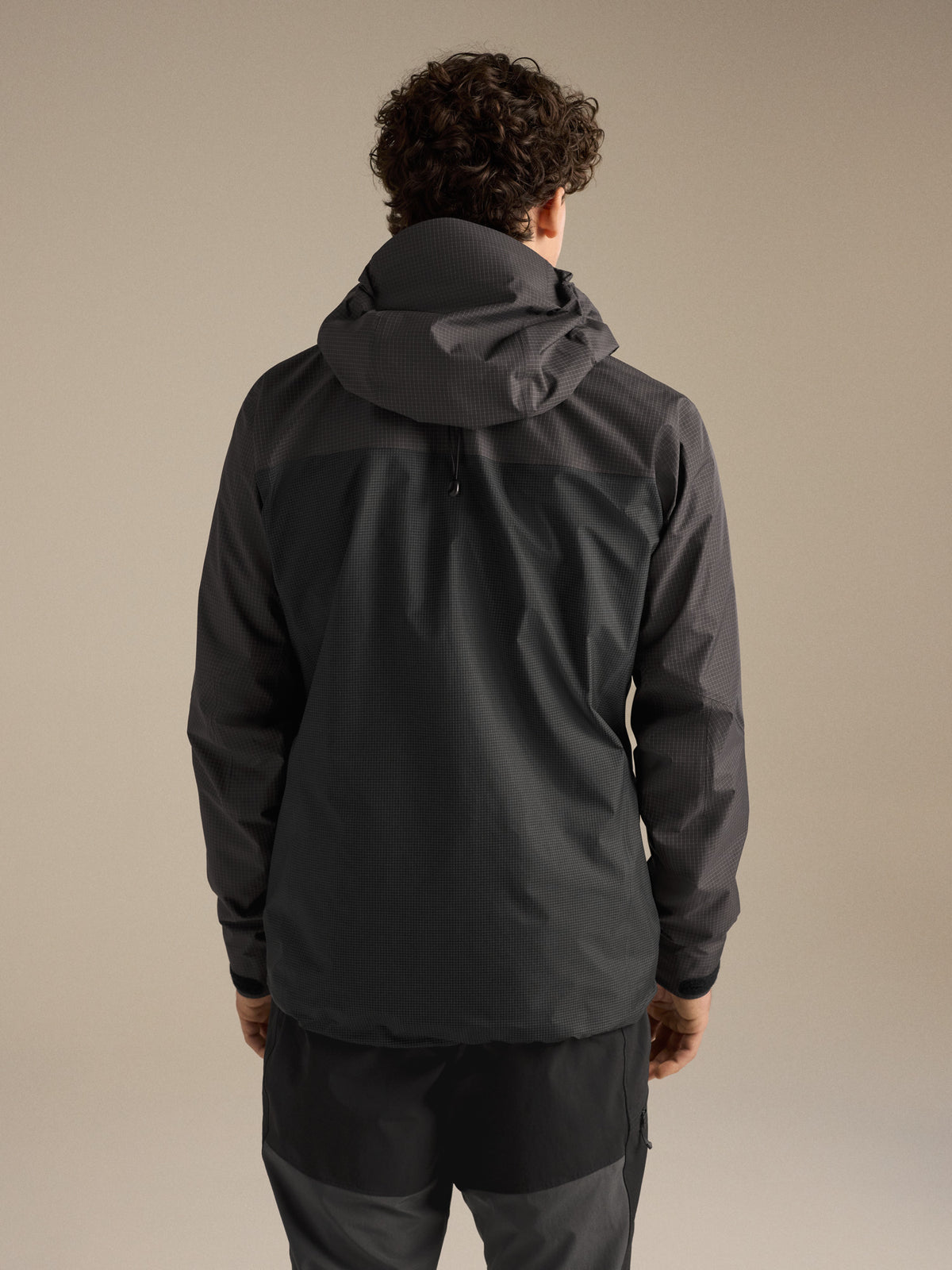Alpha Jacket Graphite/Black Back View