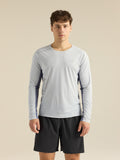 Norvan Downword Logo Shirt LS Solitude / Stratus Front View
