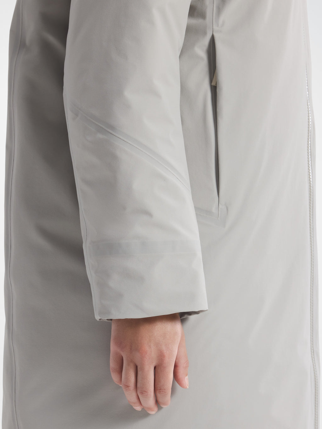 Decca Down Parka Women's Dark Cocoon Detail 4