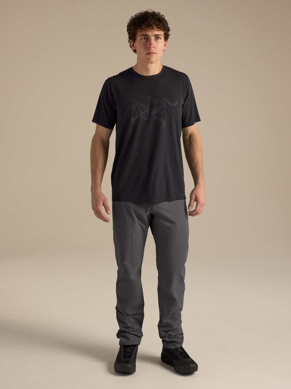 Cormac Logo Shirt SS Black Full Body