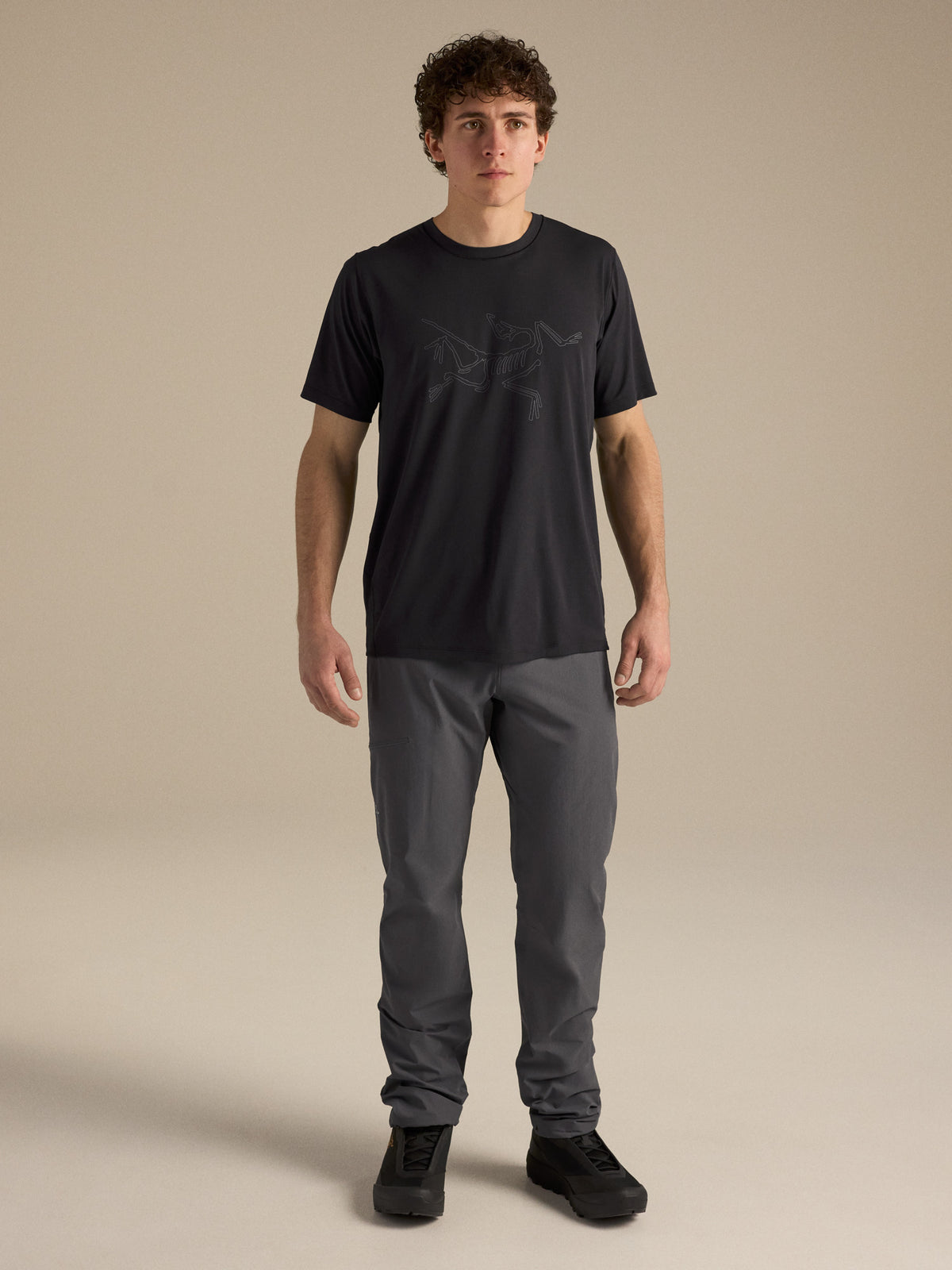 Cormac Logo Shirt SS Black Full Body