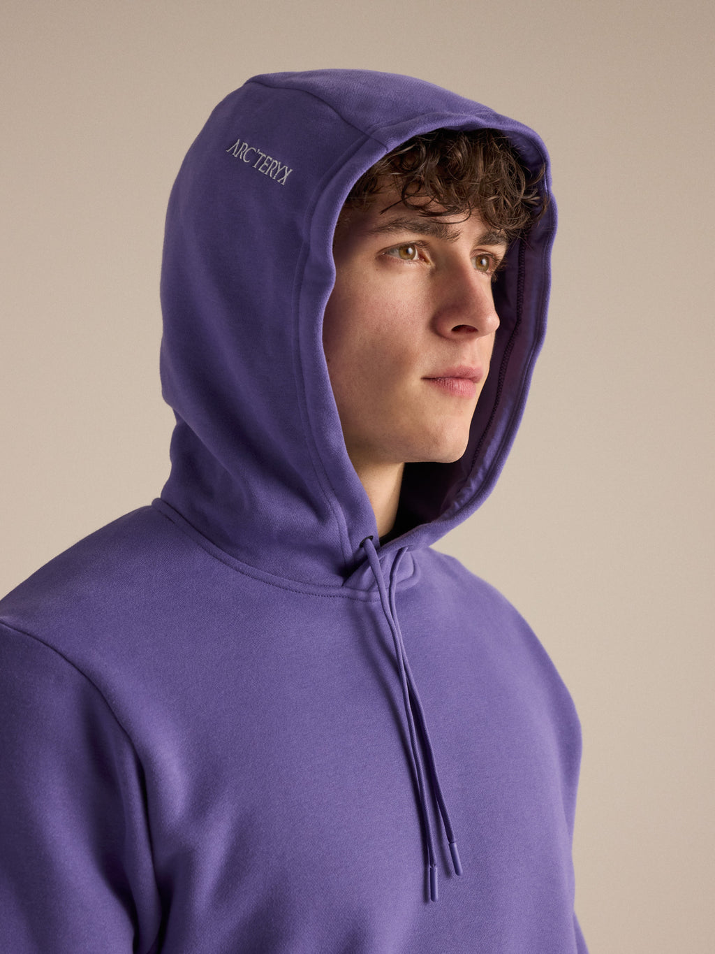 Emblem Fleece Hoody Blurple Hood