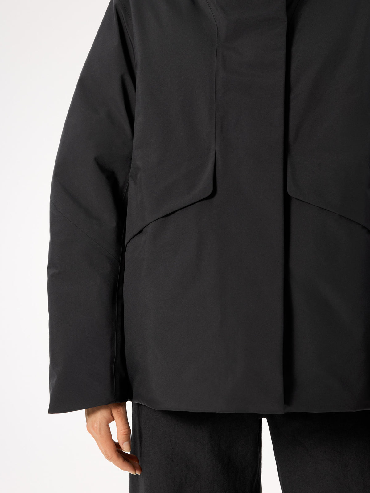 Ifora Down Jacket Women's Black Detail 1