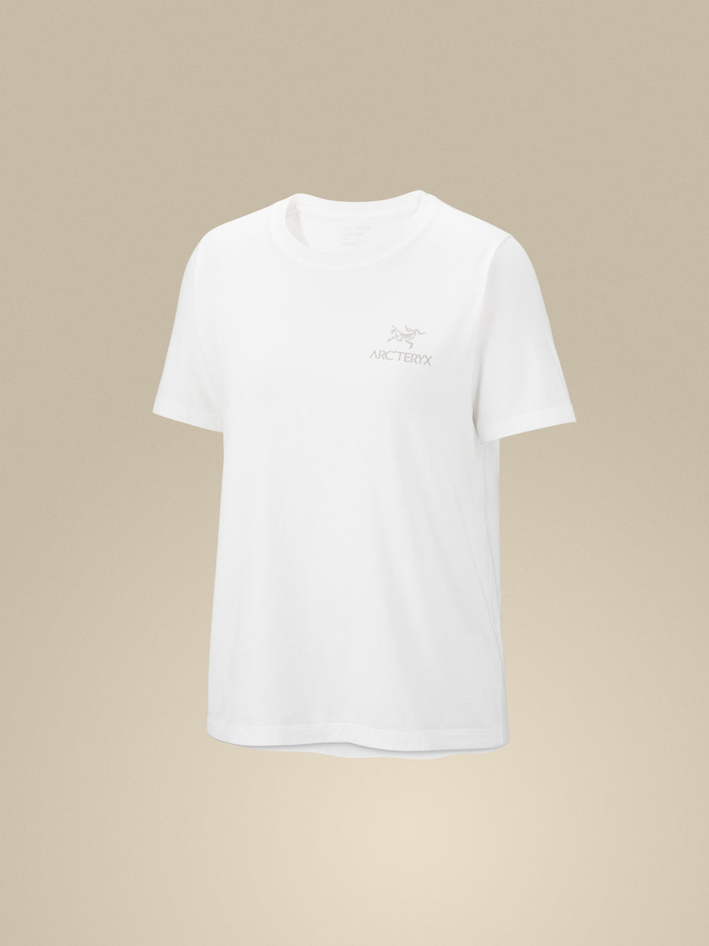 Kragg SL Cotton Emblem Crew Shirt SS Women's White Light 