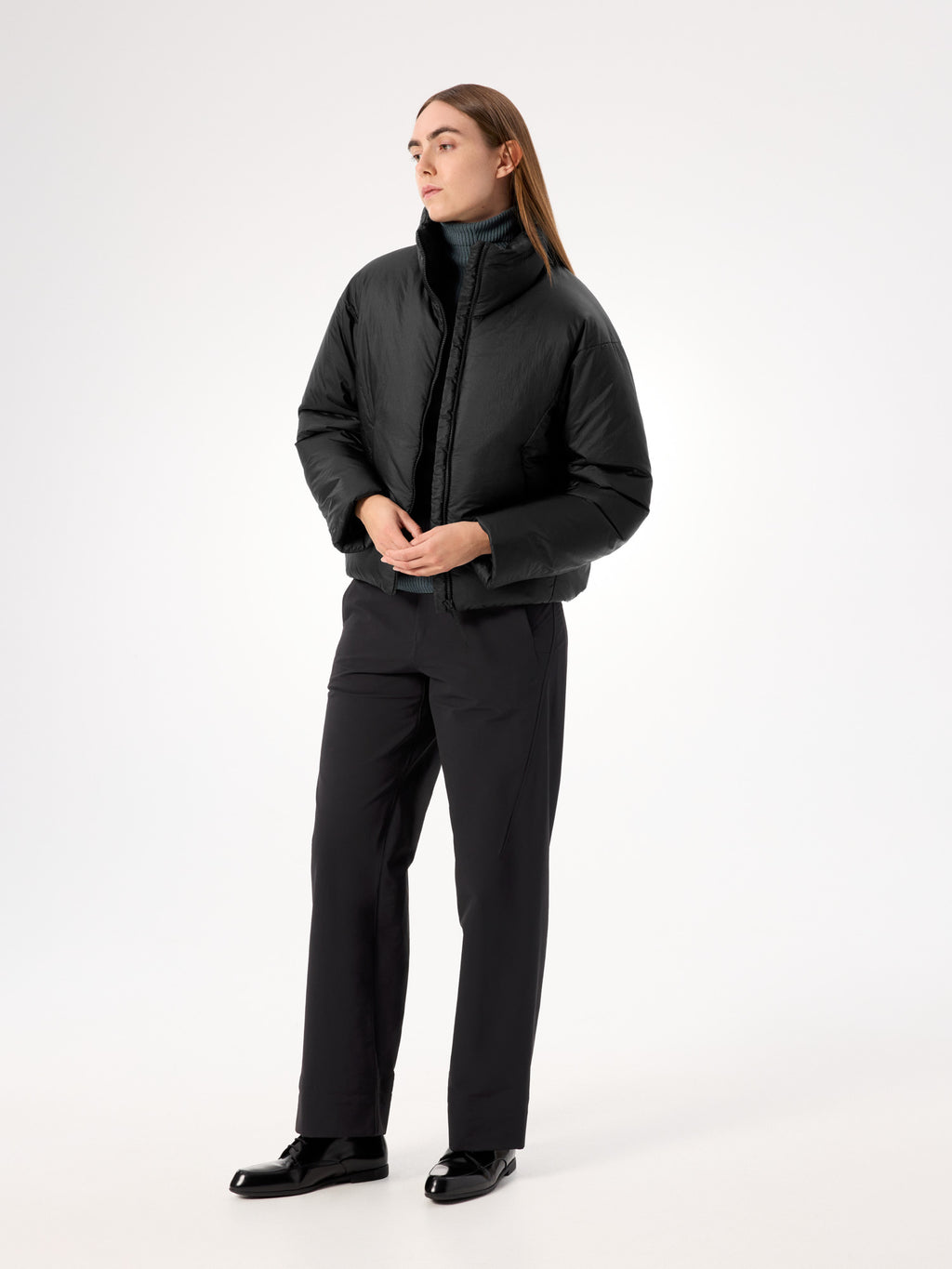 Conduit Down Jacket Women's Black Full Body