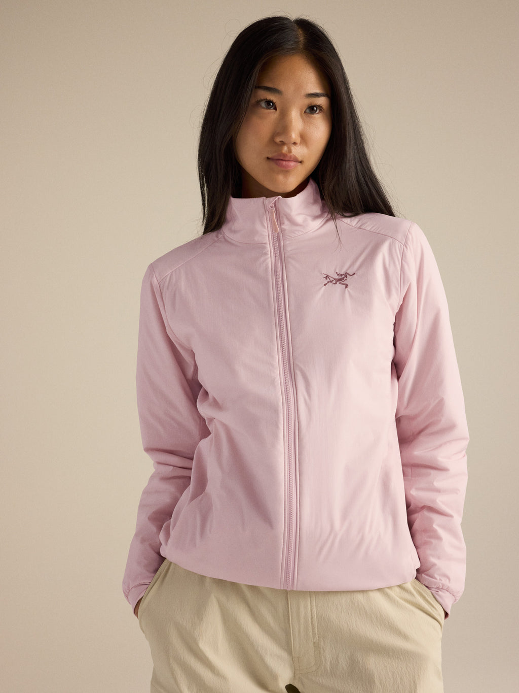 Atom Jacket Women's Alpine Rose Detail 1