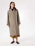 Nitra Trench Coat Women's Lt Gnosis Front View