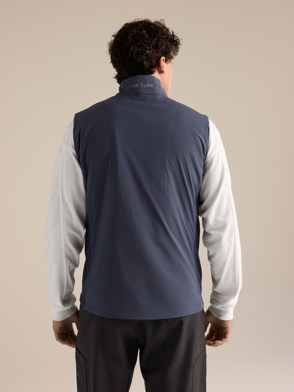 Atom Vest Black Sapphire Back View