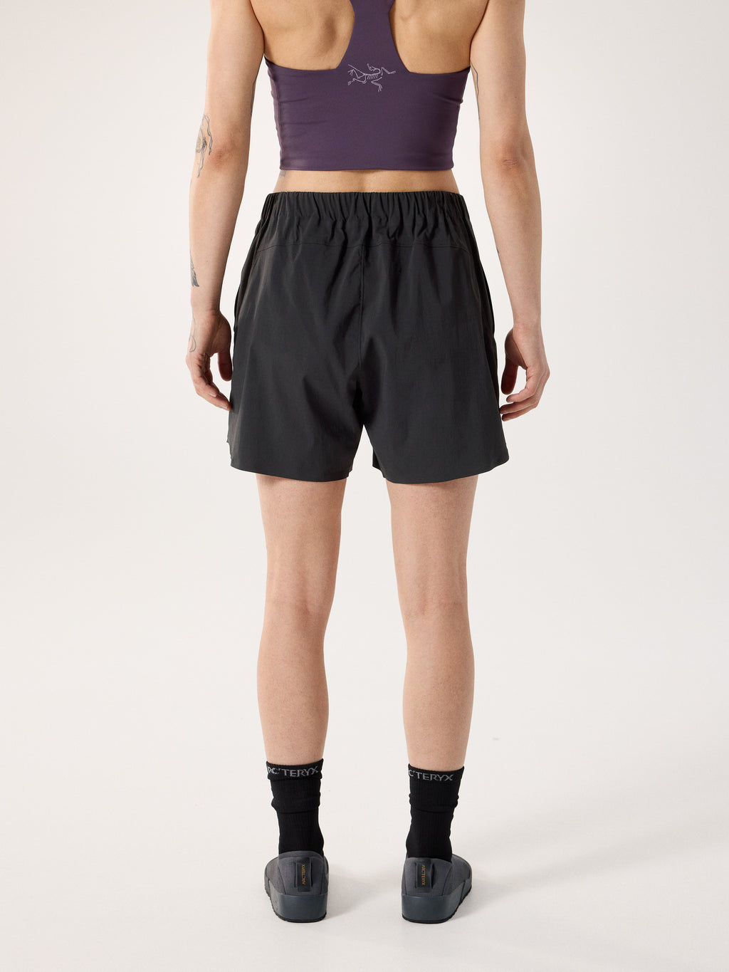Silene Short 6" Women's Black Back View