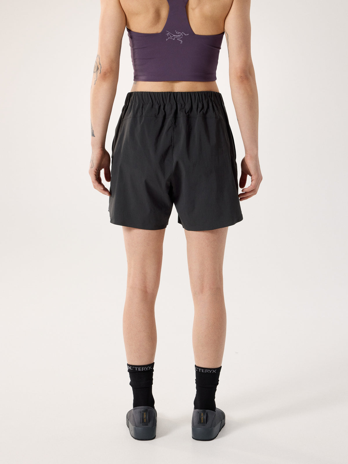 Silene Short 6" Women's Black Back View