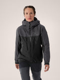 Alpha Jacket Women's Graphite / Black Front View