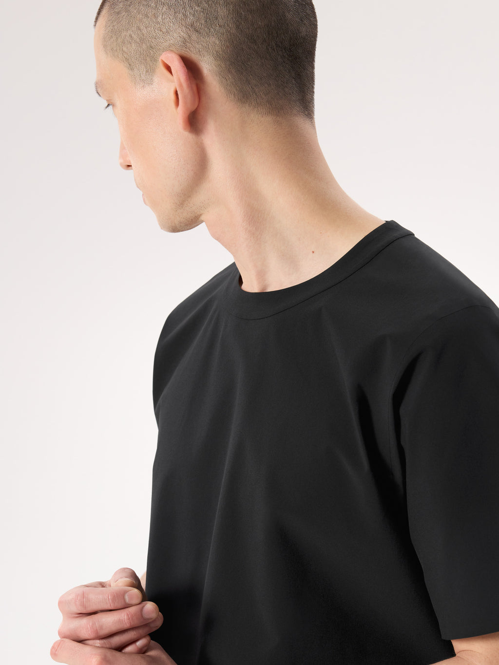 Dromos Tech T-Shirt Black Detail 1