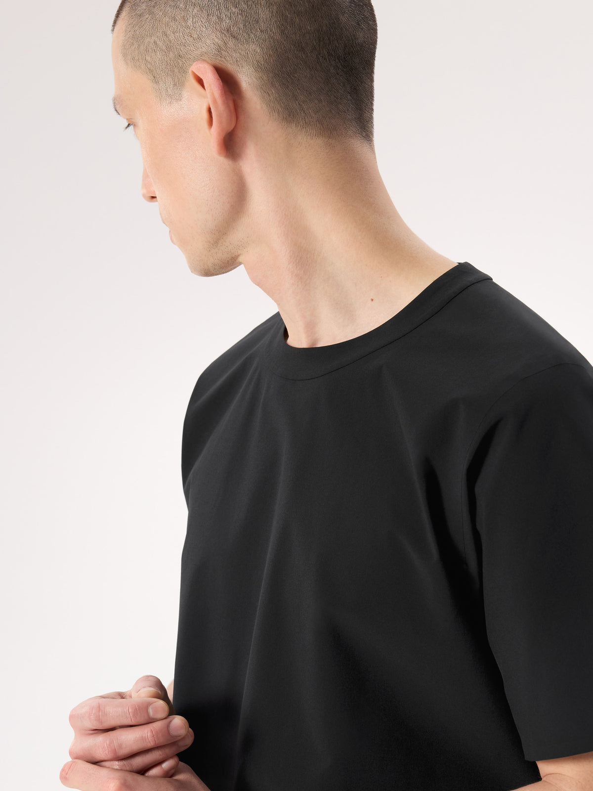 Dromos Tech T-Shirt Black Detail 1