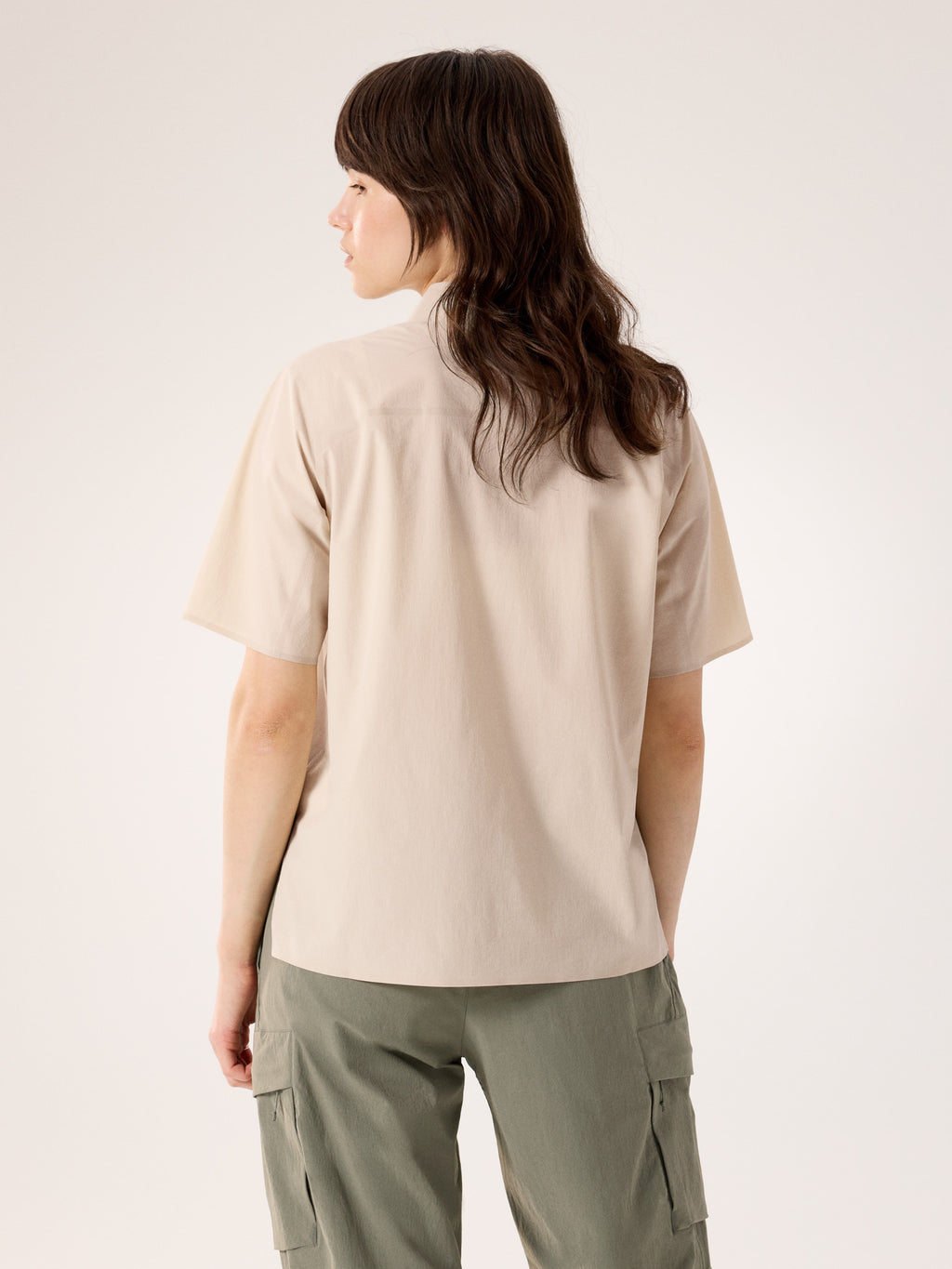 Olia Shirt SS Women's Sea Salt Back View