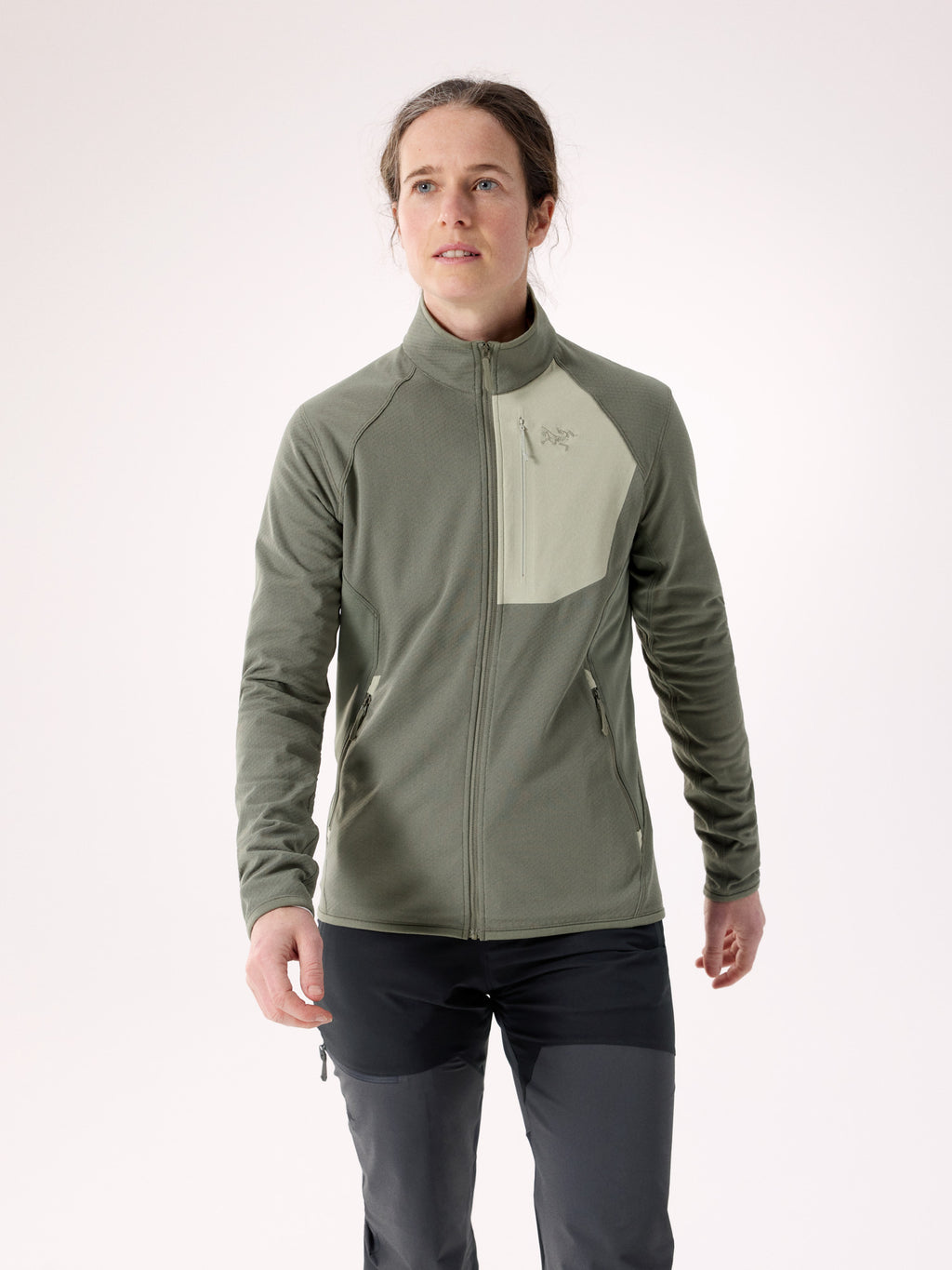 Delta Jacket Women's Forage / Habitat Front View