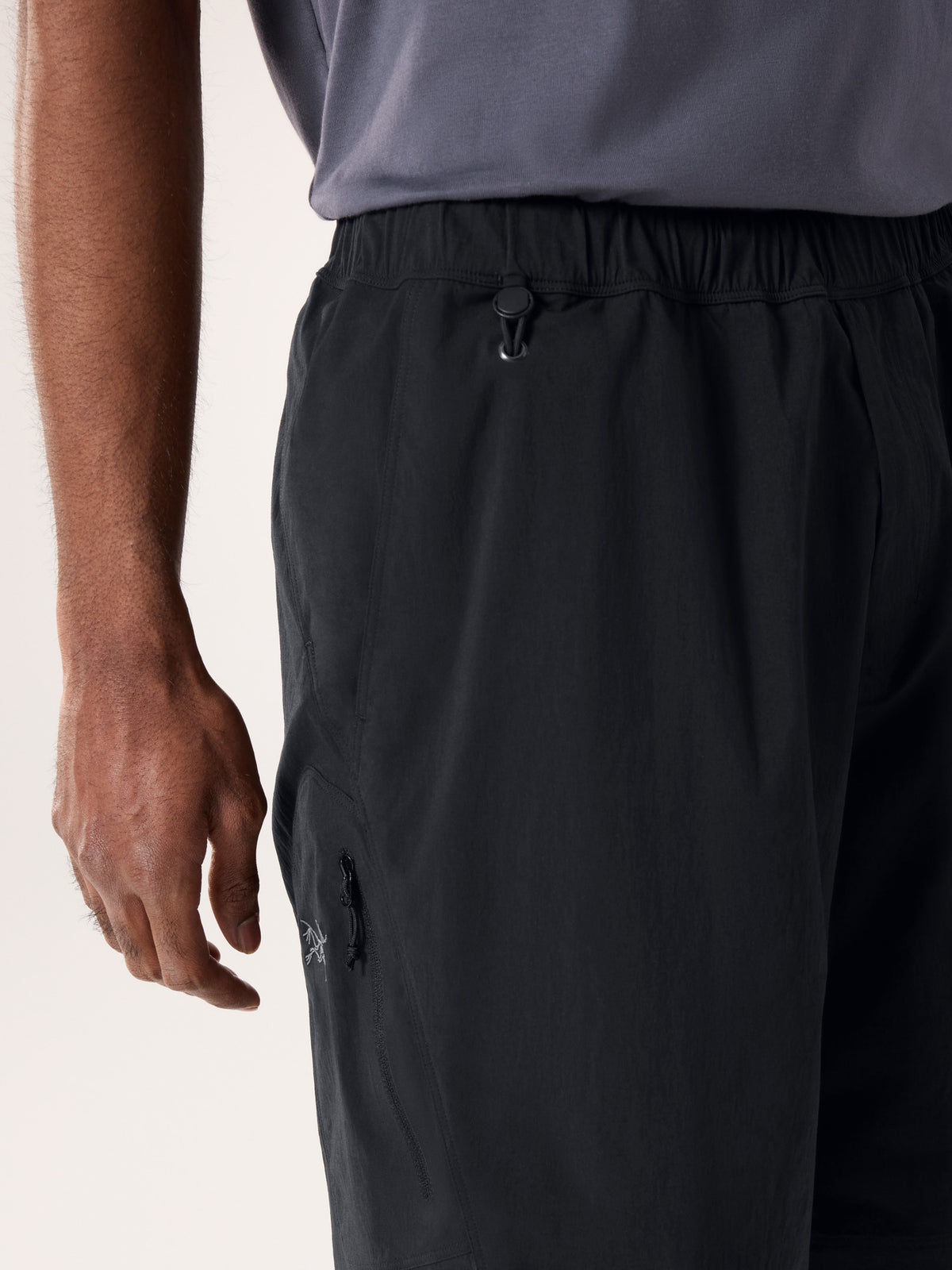 Konseal Short 9" Black Waist Detail