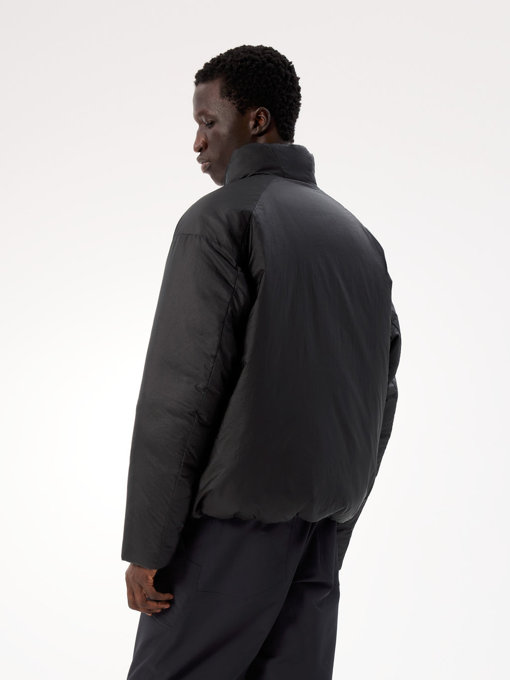 Conduit Down Jacket Black Back View