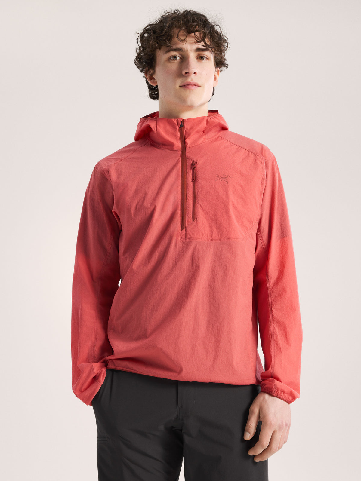 Ossa 1/2 Zip Hoody Stone Red Hover