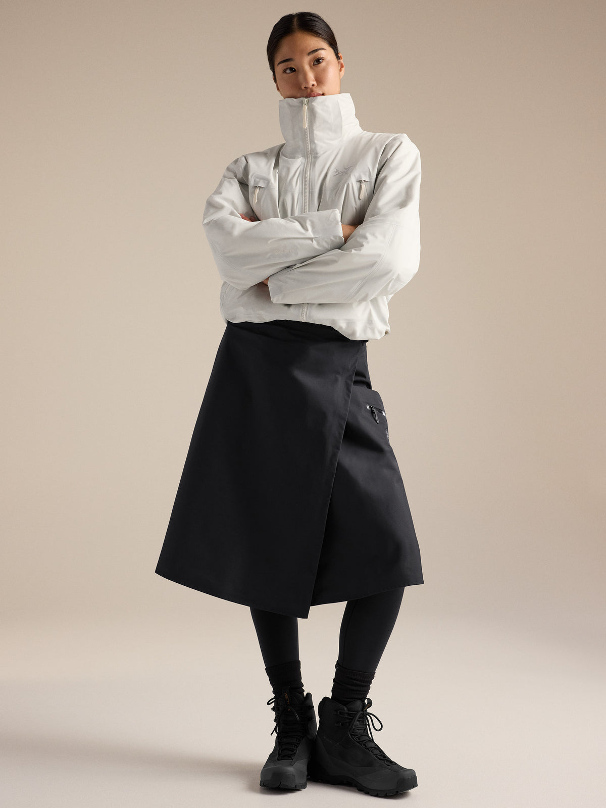 Beta SL Skirt Women's Black Detail 2