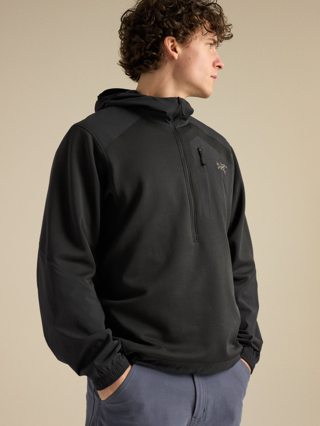 Konseal Pullover Hoody Black Detail 2