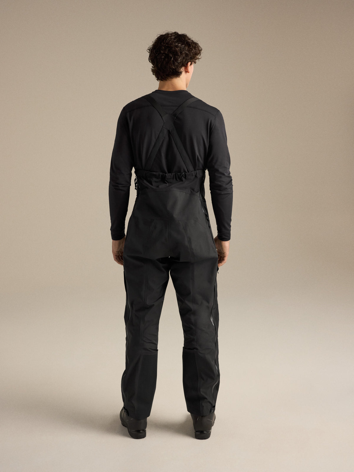 Alpha SV Bib Pant Black Back View