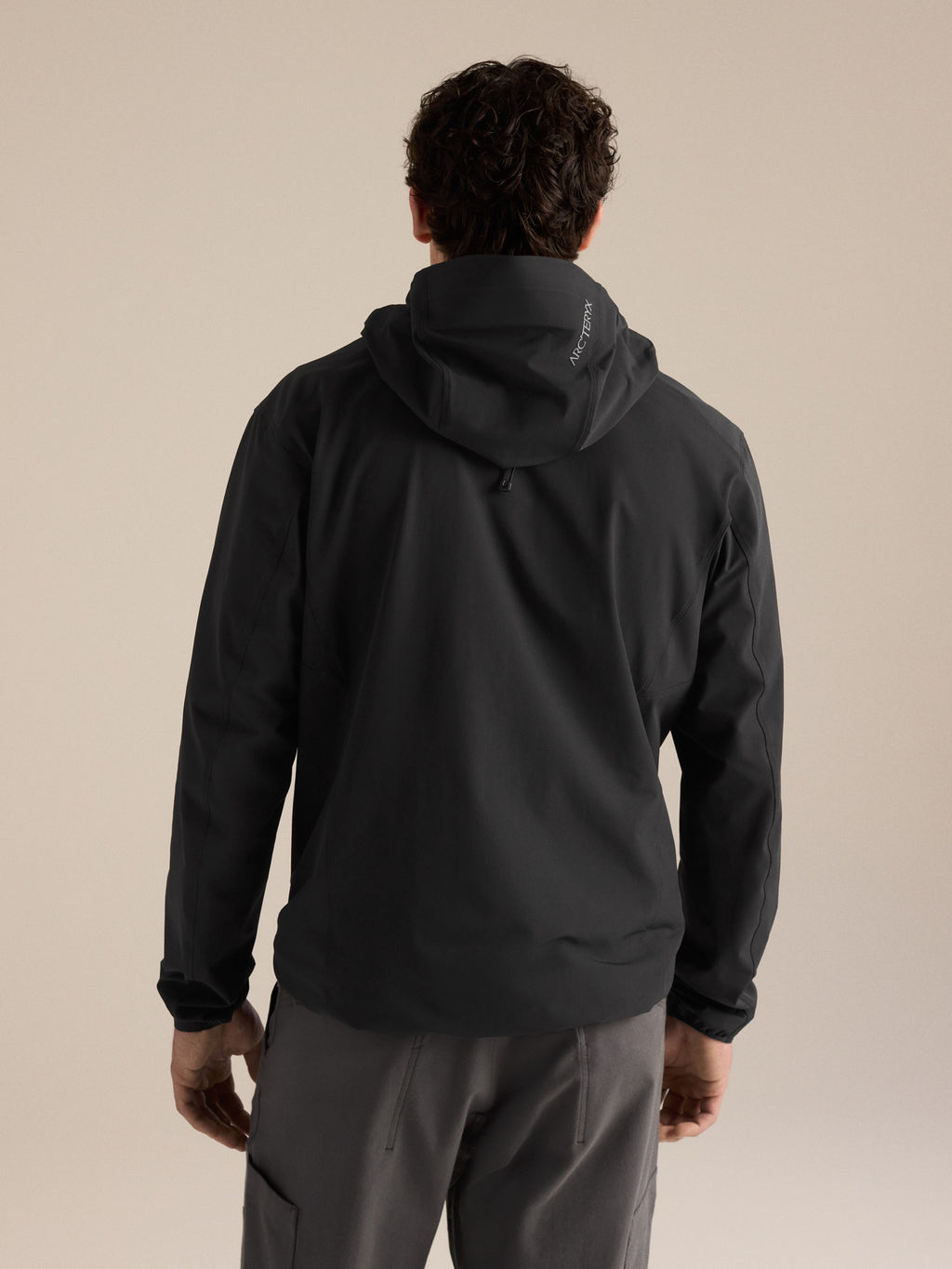 Gamma Hoody Black Back View