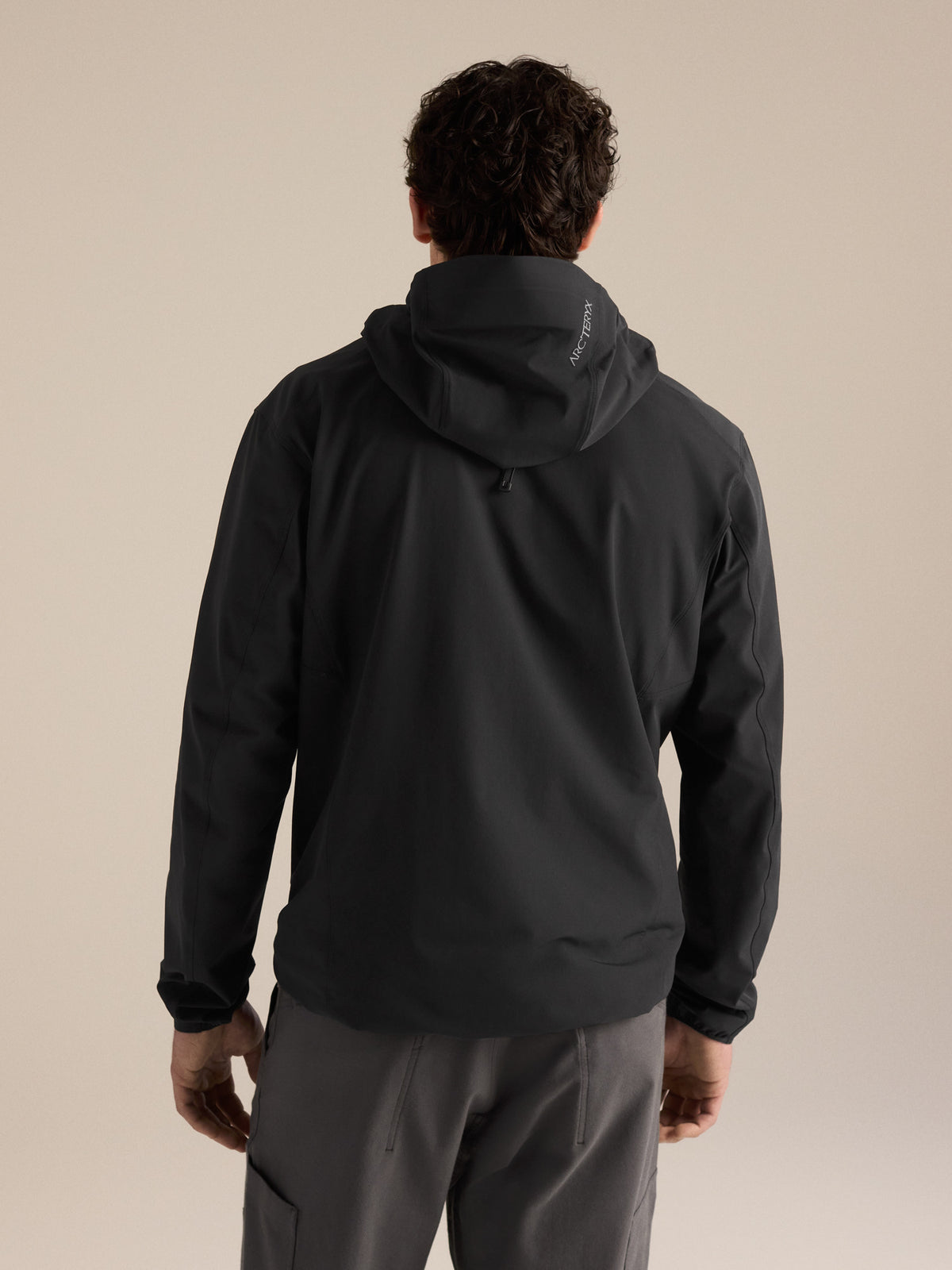 Gamma Hoody Black Back View