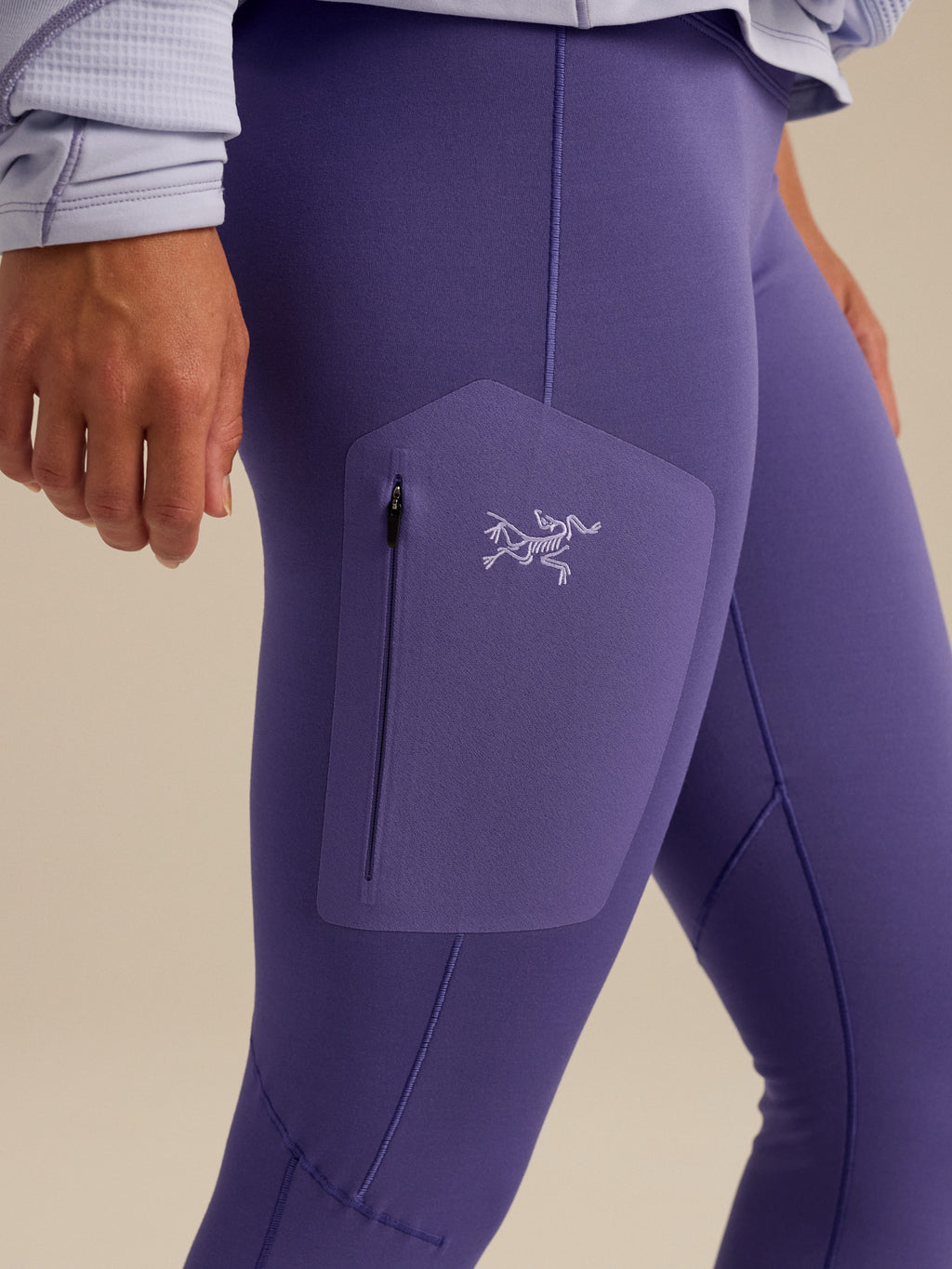 Rho Bottom Women's Blurple Fabric Detail