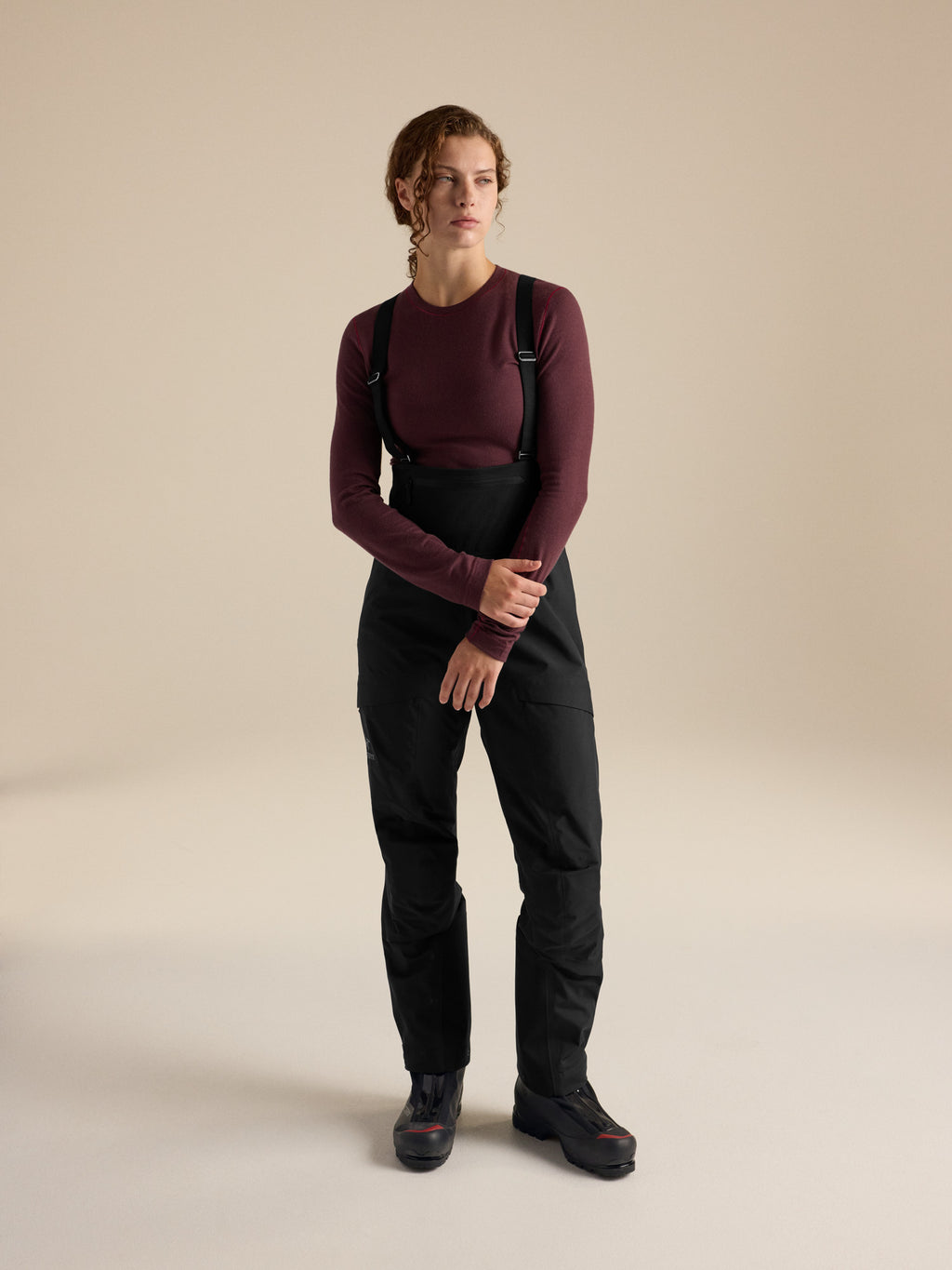 Alpha SV Bib Pant Women's Black Full Body