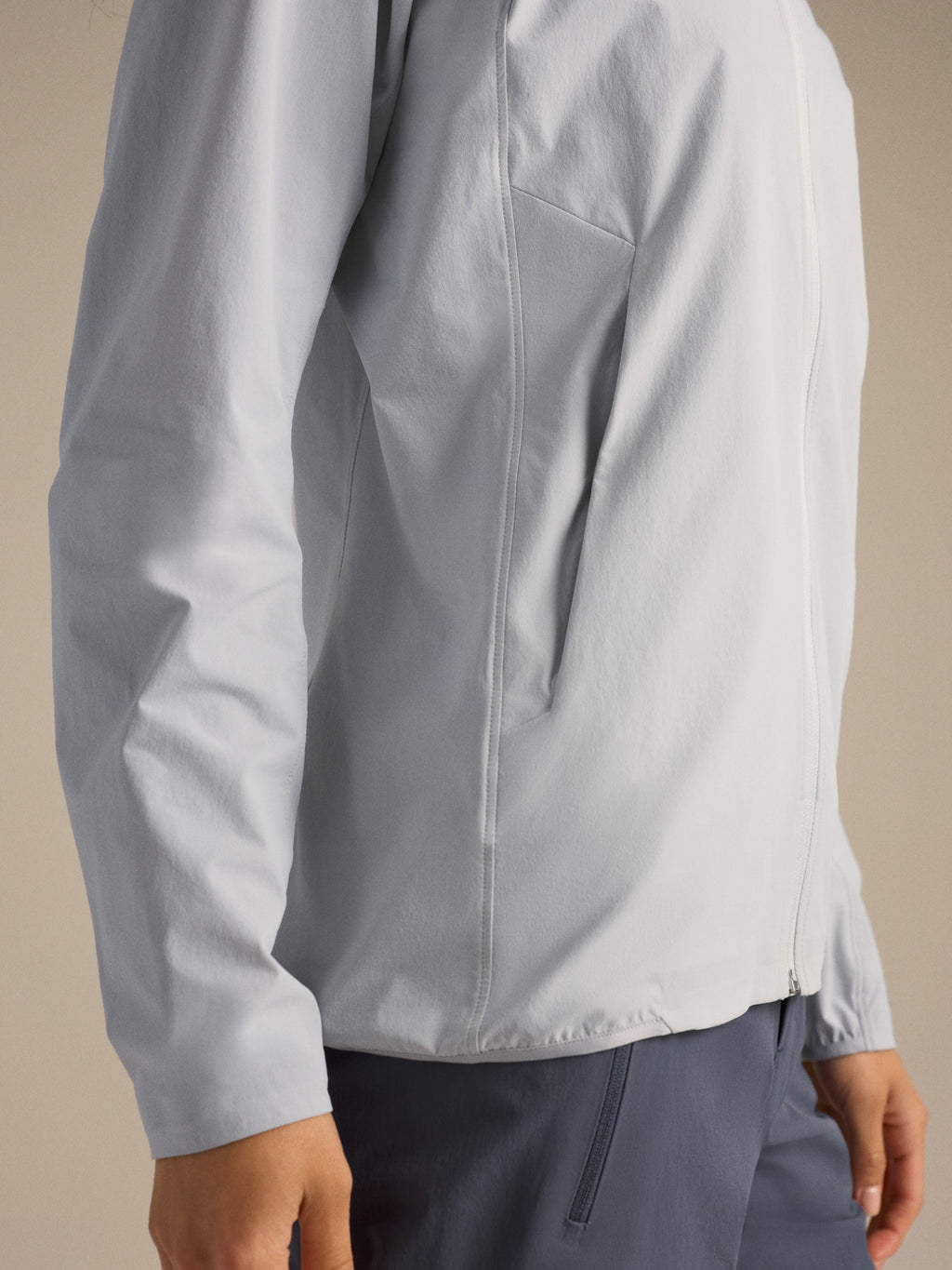 Gamma Lightweight Hoody Women's Atmos/Solitude Fabric Detail