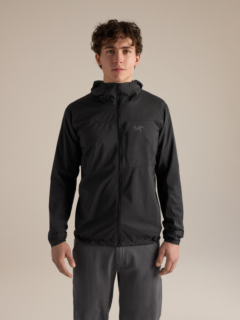 Squamish Hoody Black Front View