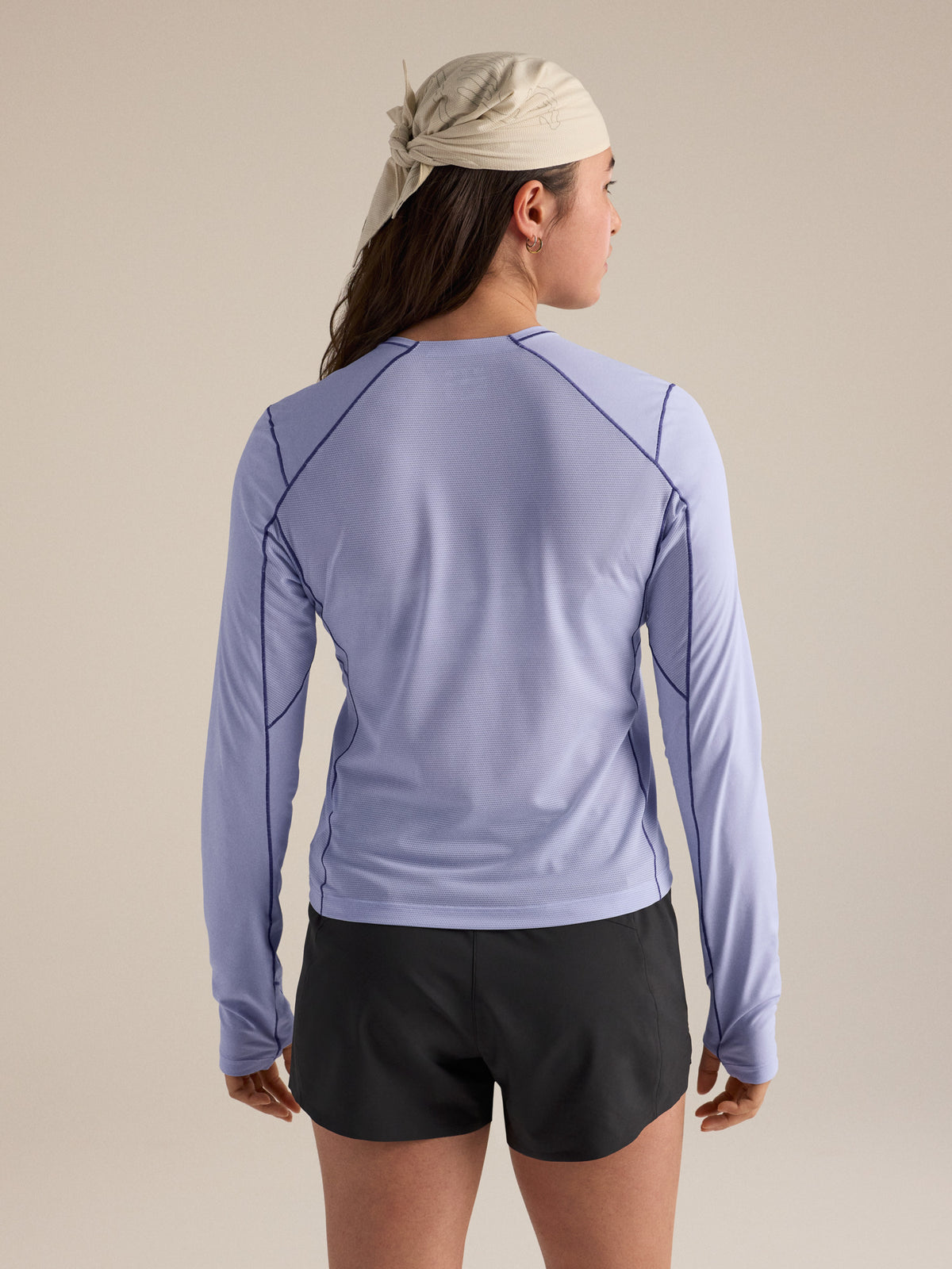 Norvan Crew Shirt LS Women's Kasumi / Blurple Back View