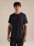 Cormac Crew Neck Shirt SS Black Front View