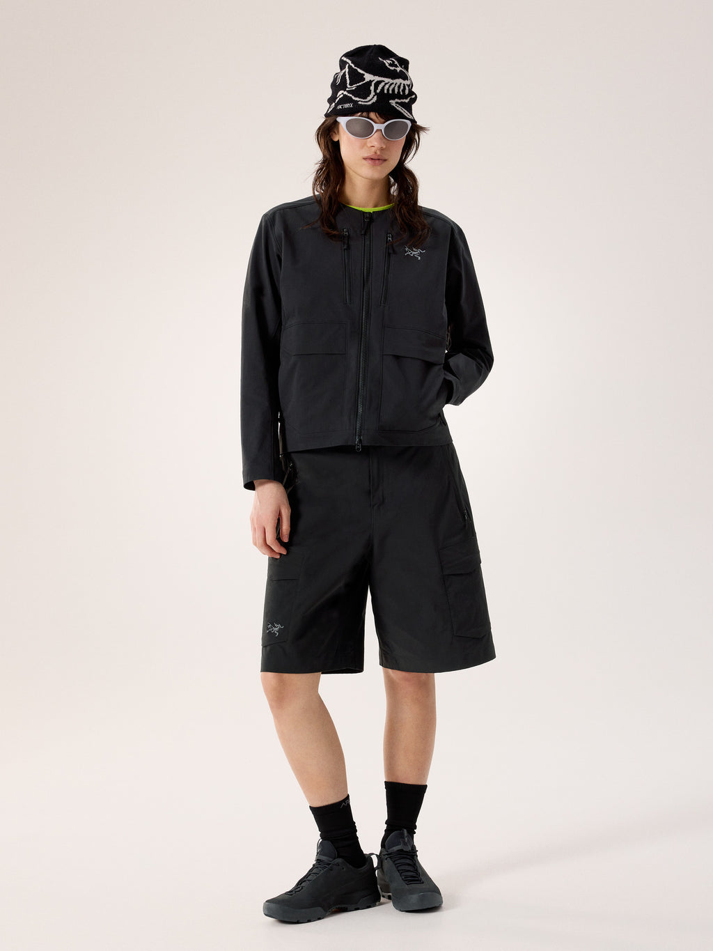 Sonii Utility Jacket Women's Black Full Body