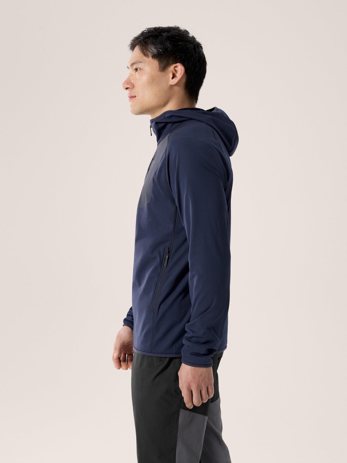 Delta Hoody Black Sapphire Side View
